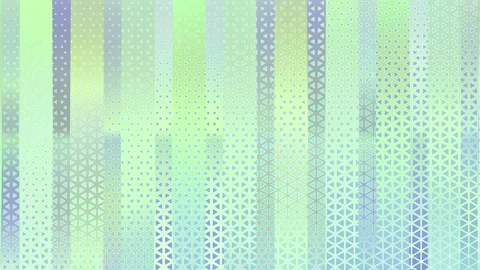 Luminous Shapes Patchwork Flow Mosaic Stock Footage 133803526