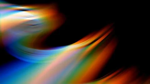 Luminous Spectrum Curve Abstract Stock Illustration