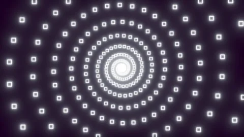 Luminous spiral. abstract background with circles Stock Footage 318583643