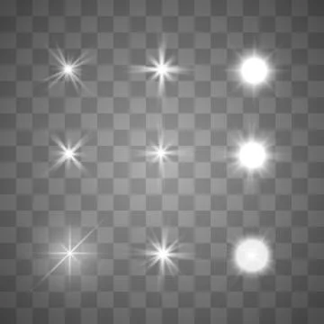Luminous stars. Stock Illustration