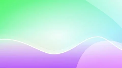 Luminous Translucent Waves with Smooth teal Gradient Flow Backdrop. Stock Illustration