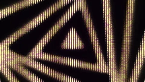 Luminous triangular pattern. Animation. Background of electronic diode pattern Stock Footage 152969133