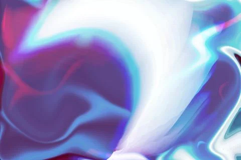 Luminous vibrant liquid background iridescent fluid waves abstract art with.. Stock Illustration
