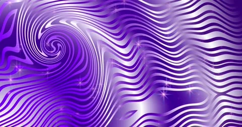Luminous wavy purple lines Stock Footage 144674214