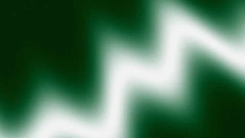 Luminous white jagged energy wave flowing through deep emerald void Vídeos de archivo 339372557