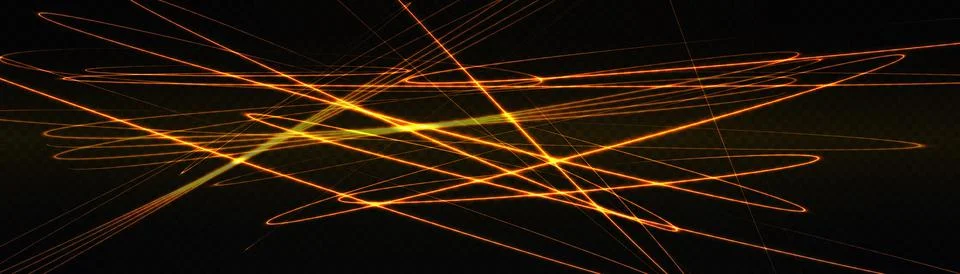 Luminous white lines of speed. Light glowing effect. Abstract motion lines Stock Illustration