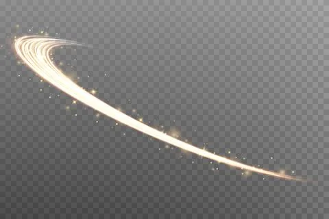 Luminous white lines of speed. Light glowing effect. Abstract motion lines Stock-Illustration