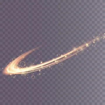 Luminous white lines of speed. Light glowing effect. Abstract motion lines Illustrazione stock