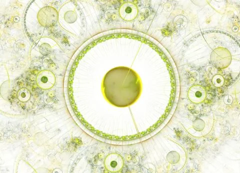 Lumnious clock on white. Stock Illustration