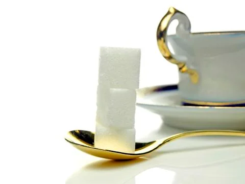 Lump sugar Stock Photos