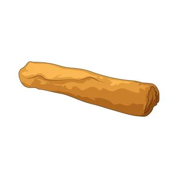 Lumpia illustration Stock Illustration