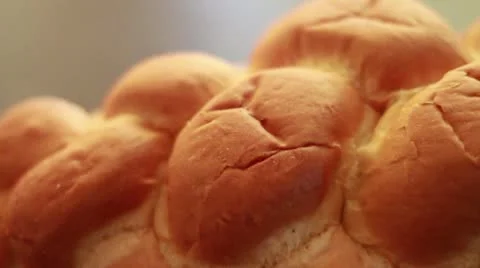 Lumps CU pan right Stock Footage 9448203