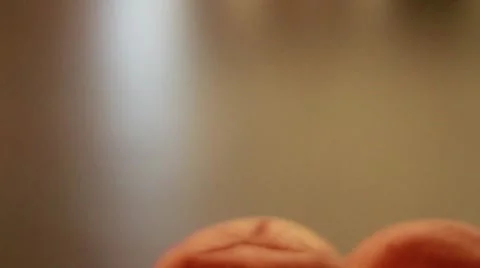 Lumps CU tilt down  Video stock 9447925