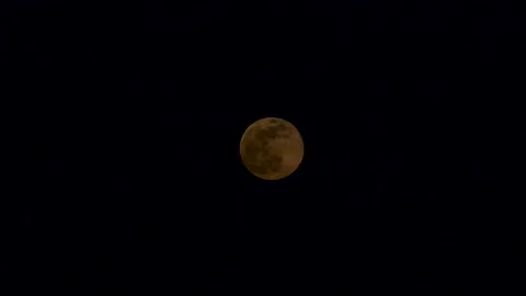Luna enters Supermoon phase over eastern Europe, February 19, 2019, episode II Stock Footage 138323454