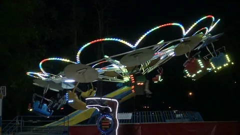 Lunapark Stock Footage 81479118