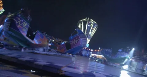 Lunapark slowmotion Stock Footage 84616179