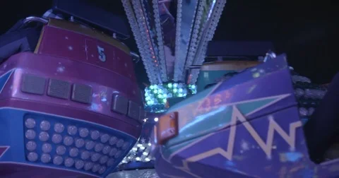 Lunapark slowmotion Stock Footage 84617730