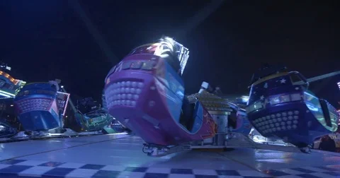 Lunapark slowmotion Stock Footage 84617980