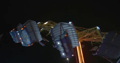 Lunapark slowmotion Stock Footage 84620790