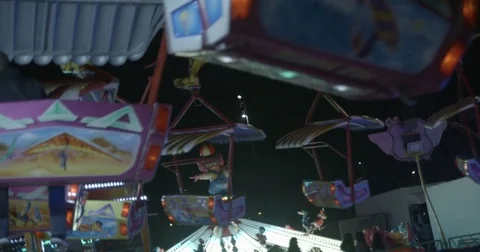 Lunapark slowmotion Vídeo Stock 84621029