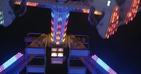 Lunapark slowmotion Stock Footage 84632974