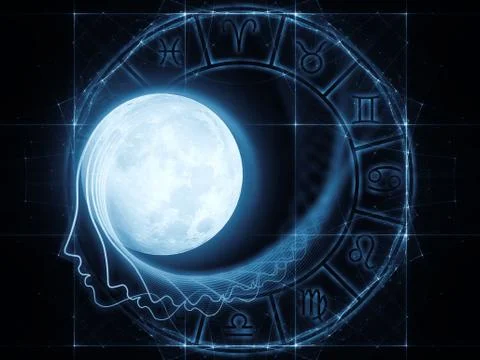 Lunar Attraction Ilustração Stock