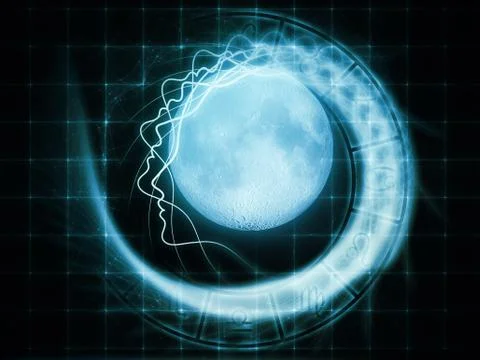 Lunar Attraction Illustration