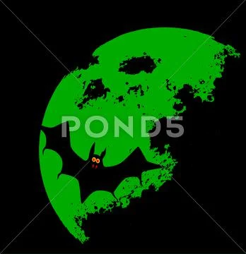 Lunar bat Stock Illustration