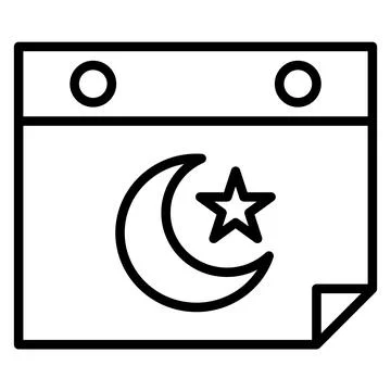 Lunar calendar Stock Illustration