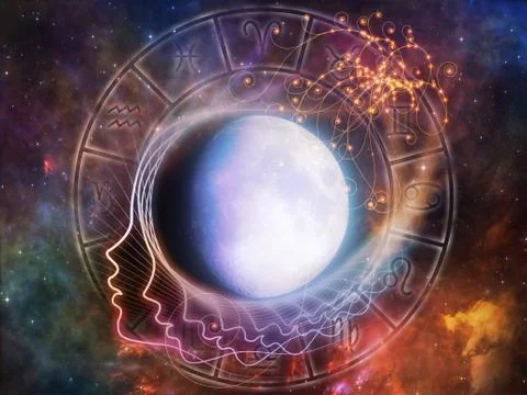 Lunar Echoes Stock Illustration