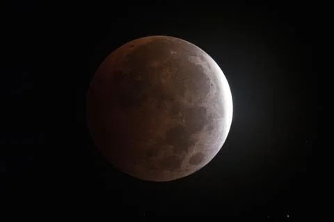 Lunar Eclipse 2021 Stock Photos