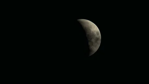 Lunar Eclipse on 28 of July 2018 Stock Footage 92928976