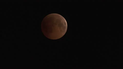 Lunar Eclipse on 28 of July 2018 Stock Footage 92929181