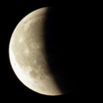 Lunar eclipse for a background 27.07.18 Stock Photos