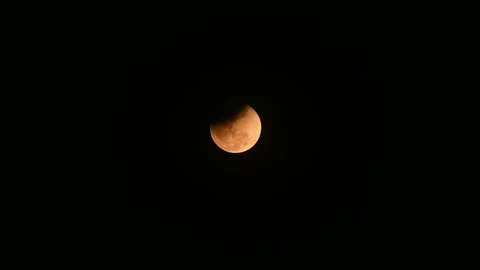 Lunar Eclipse - Chandra Grahan 2026 库存影片 343549873