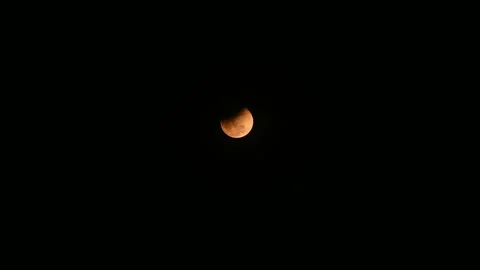 Lunar Eclipse - Chandra Grahan 2026 Stock-Footage 343549880