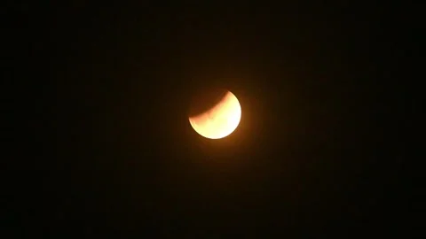 Lunar Eclipse - Chandra Grahan 2026 库存影片 343550648