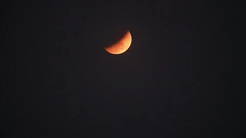 Lunar Eclipse - Chandra Grahan 2026 库存影片 343551489