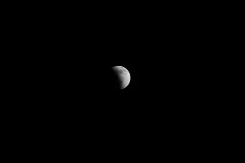 Lunar Eclipse Deathstar Stock Photos