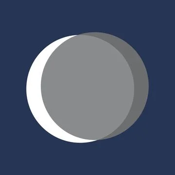 Lunar eclipse design Illustrazione stock