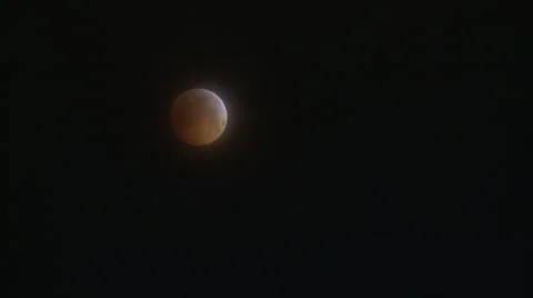 Lunar Eclipse Extreme Slow Shutter Stock Footage 998517