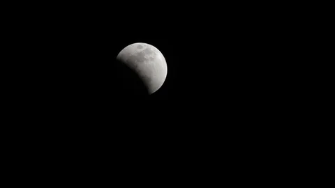 Lunar Eclipse Stock Footage 89989513
