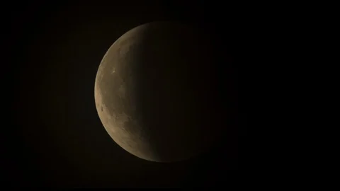 Lunar eclipse Stock Footage 93160816