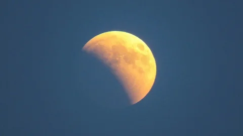 Lunar eclipse Stock Footage 119114823