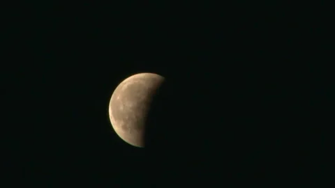 Lunar Eclipse Stock Footage 332415954