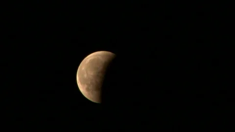 Lunar Eclipse Stock Footage 332415960