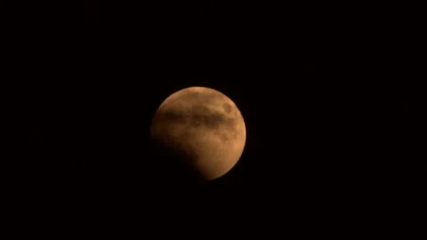 Lunar Eclipse Stock Footage 332416070