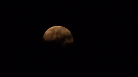 Lunar Eclipse Stock Footage 332416081