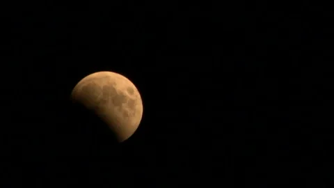 Lunar Eclipse Stock Footage 332416101