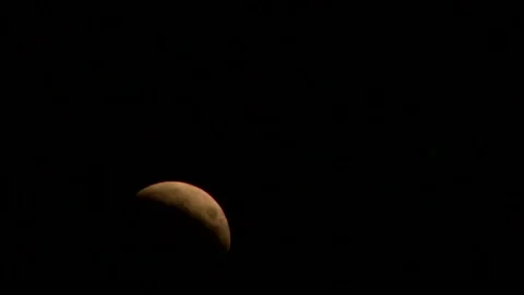 Lunar Eclipse Stock Footage 332416102